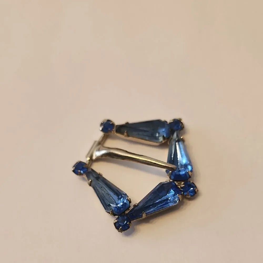 Vintage Rhinestone Belt Buckle